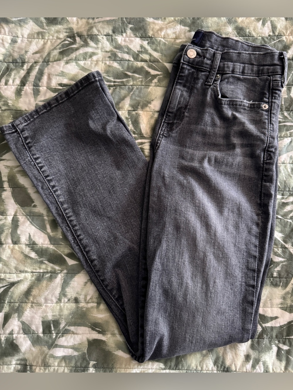 Women’s Gap Mid Rise Gray Baby Boot Jeans